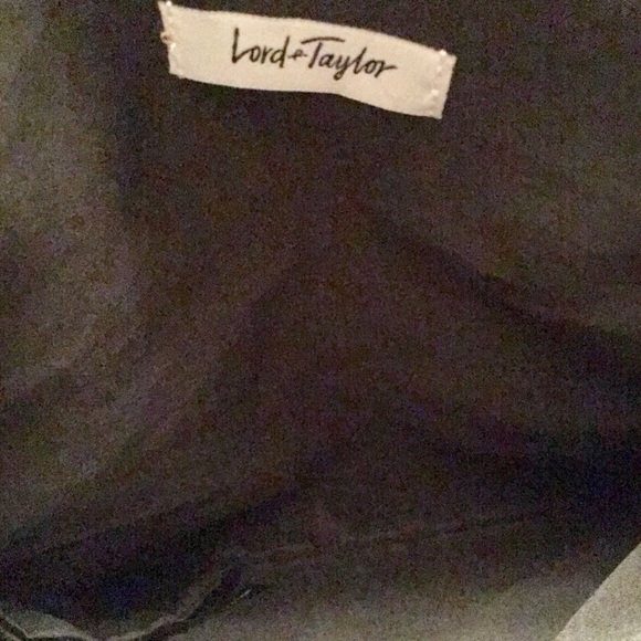 Lord & Taylor Fold Over Metallic Clutch - Picture 3 of 3